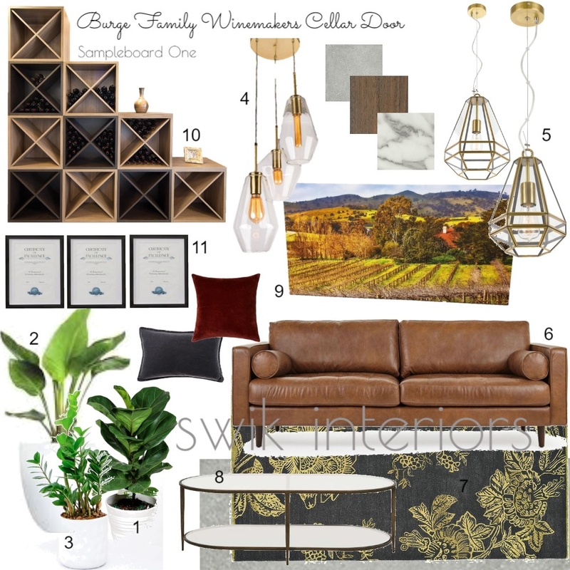 BURGE Cellar Door Sampleboard Mood Board by Libby Edwards on Style Sourcebook