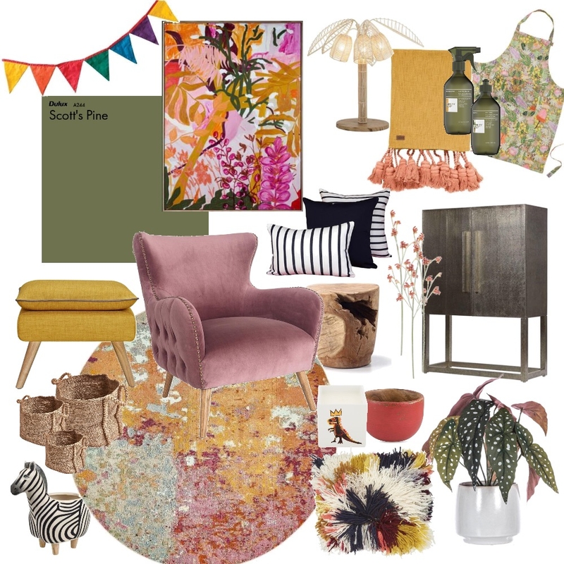 Quirky Mood Board by Oleander & Finch Interiors on Style Sourcebook