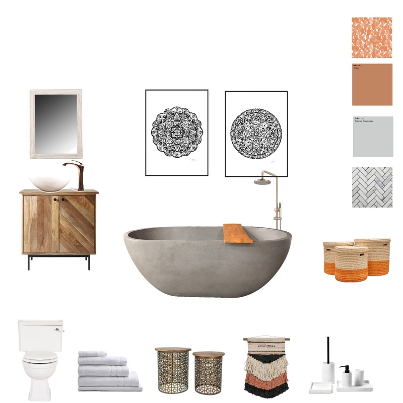 Bathroom Mood Board by Handled on Style Sourcebook