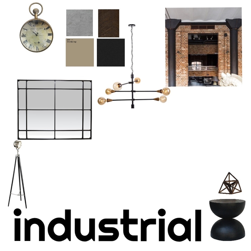 Industrial Mood Board by Ash on Style Sourcebook