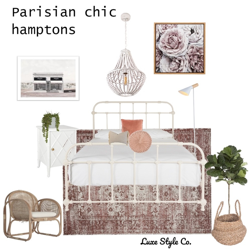 Parisian Chic Hamptons Mood Board by Luxe Style Co. on Style Sourcebook