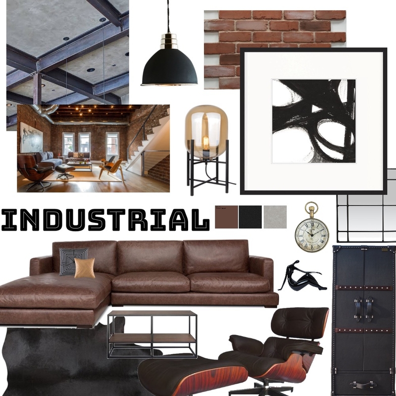 Industrial chic Mood Board by Ash on Style Sourcebook