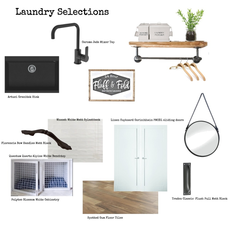 Laundry Mood Board by BFD on Style Sourcebook