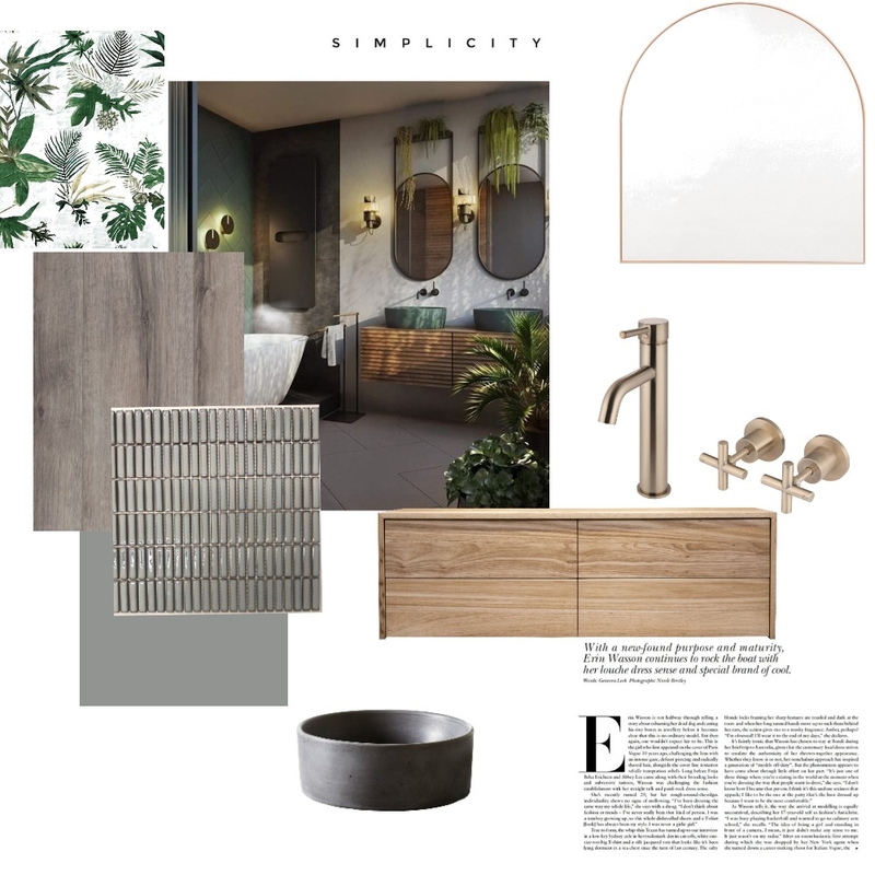 lavabo Mood Board by AGVE ESTUDIO on Style Sourcebook