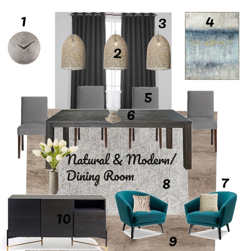 Dining Room Mood Board by Melandie on Style Sourcebook