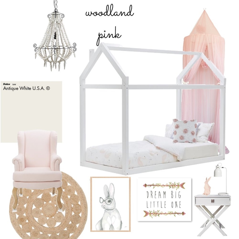 woodland pink Mood Board by buy_a_country_mile on Style Sourcebook