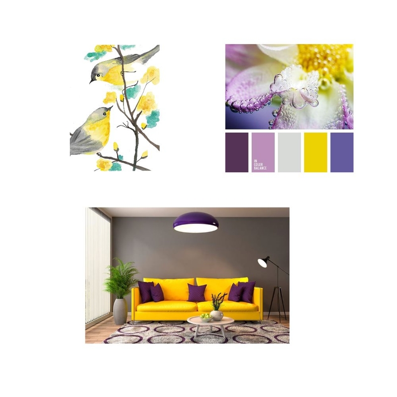 Yellow birds Mood Board by ElenaZ on Style Sourcebook