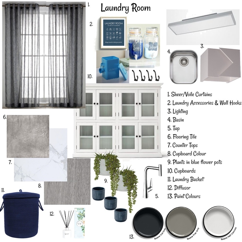 Assignment 9 - Laundry Mood Board by mmonica on Style Sourcebook