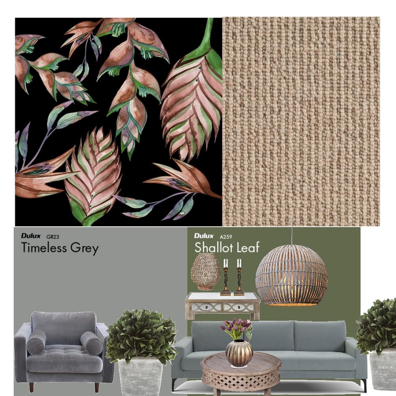 Rosa -grau Wohnzimmer Mood Board by galanthus on Style Sourcebook