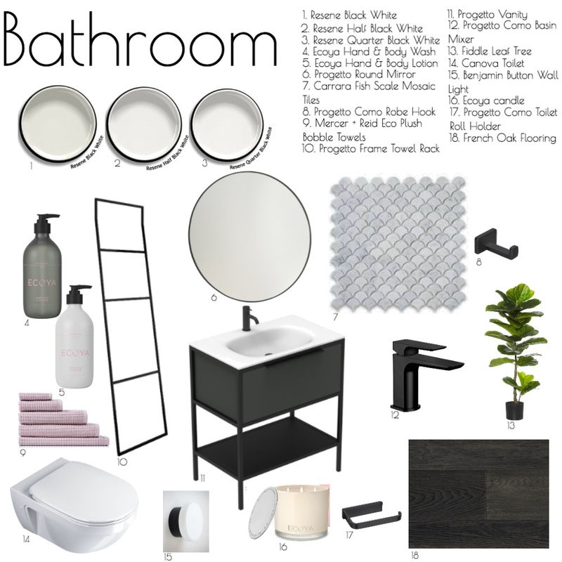 Bathroom Mood Board by debbietiddy on Style Sourcebook