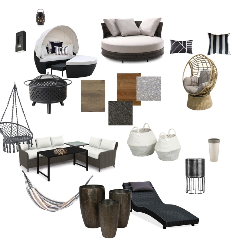 Contemporary Outdoor Living Mood Board by dariusdraws on Style Sourcebook