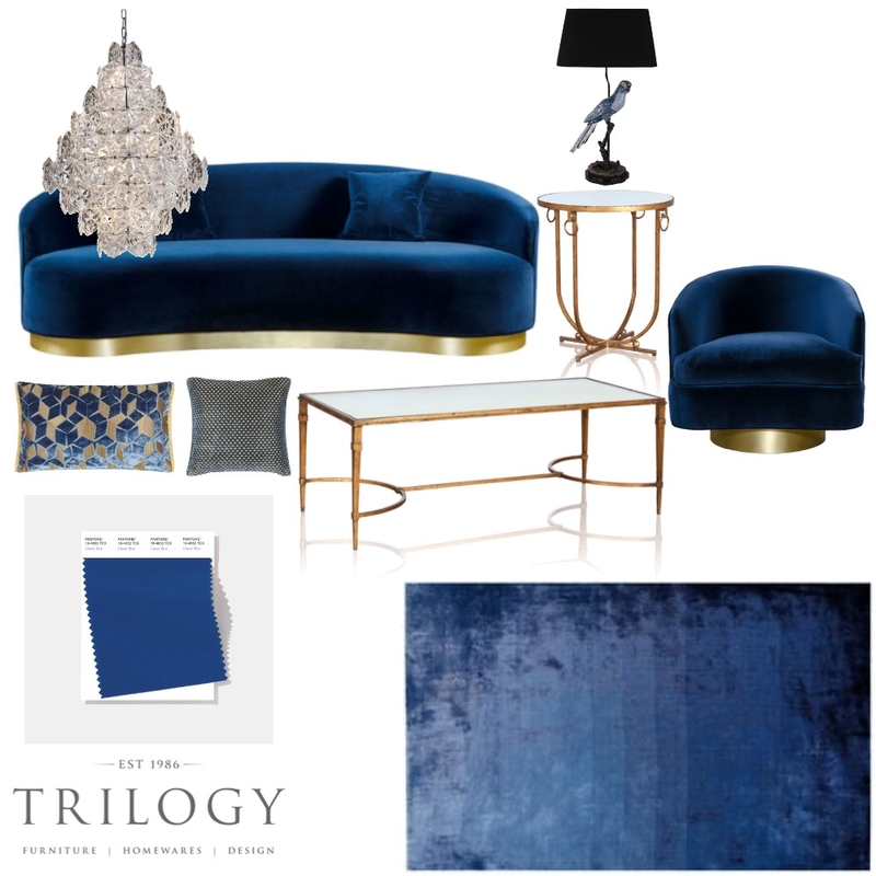 Classic Blue Mood Board by Trilogy on Style Sourcebook