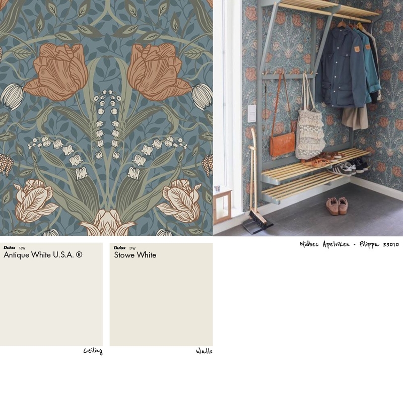 Wallpaper / Paint Mood Board by WillowandFern on Style Sourcebook