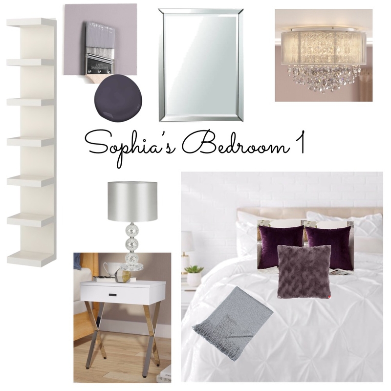 Sophia’s bedroom Mood Board by HaughtonHouse on Style Sourcebook