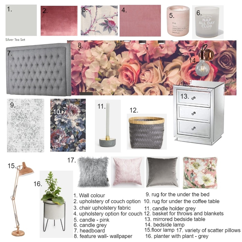 guest room sample board Mood Board by NadiaG1991 on Style Sourcebook