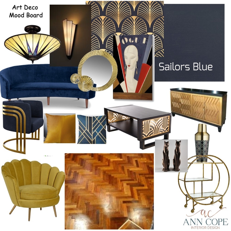 Art Deco Mood Board by AnnCope on Style Sourcebook