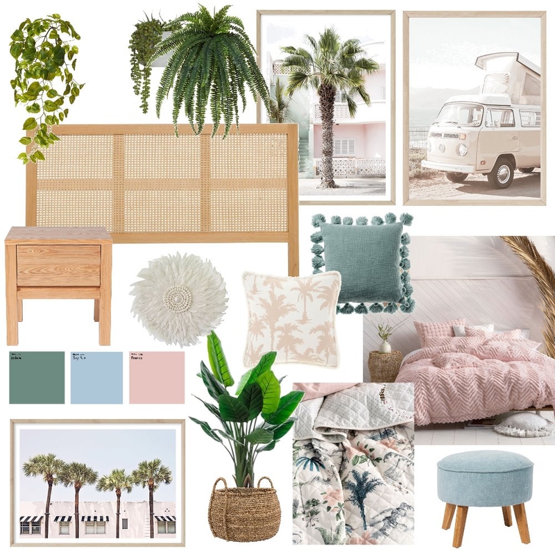 Coastal Bedroom Mood Board by Silver Spoon Style on Style Sourcebook