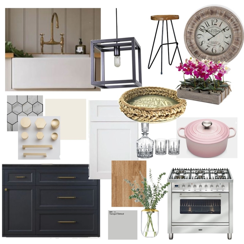 Modern Farmhouse Kitchen Mood Board by Lenelle on Style Sourcebook