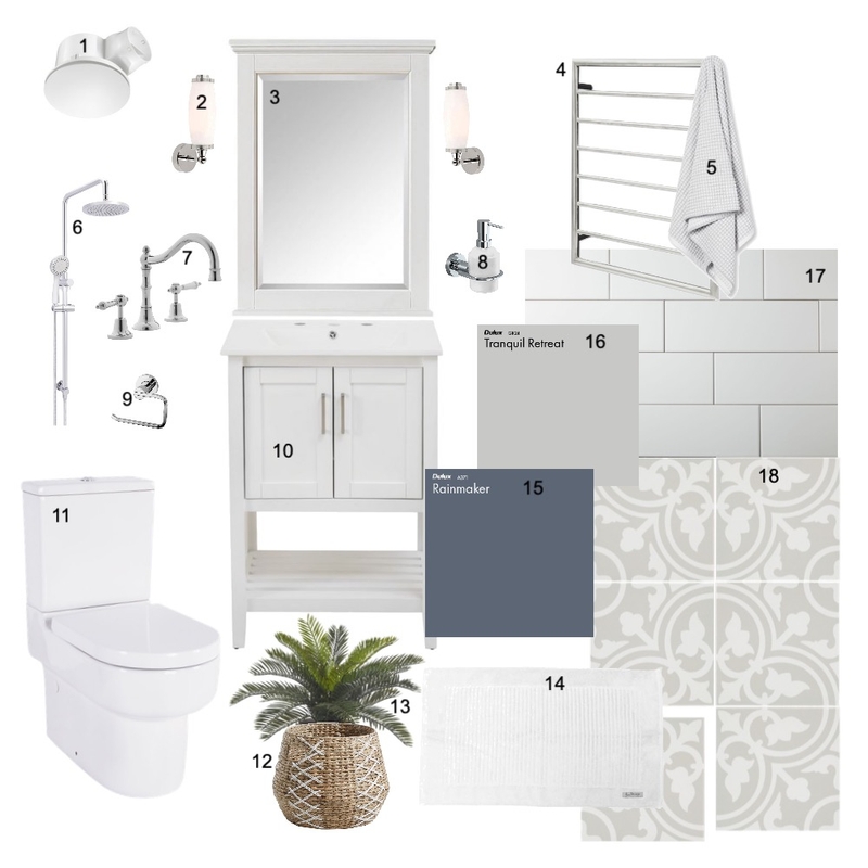 Bathroom Mood Board by LailaDekker on Style Sourcebook