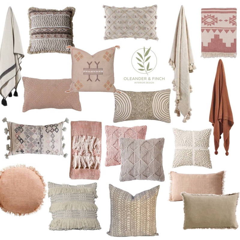 Cushions and throws Mood Board by Oleander & Finch Interiors on Style Sourcebook