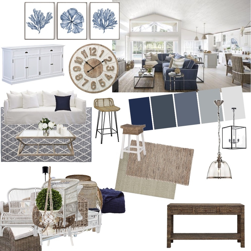 Hamptons Mood Board by georgiacampbell on Style Sourcebook