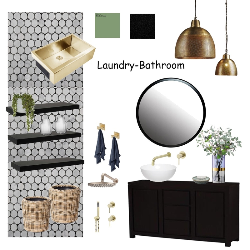 Lux Laundry - Bathroom Mood Board by Galit &amp; Leah Just in place on Style Sourcebook