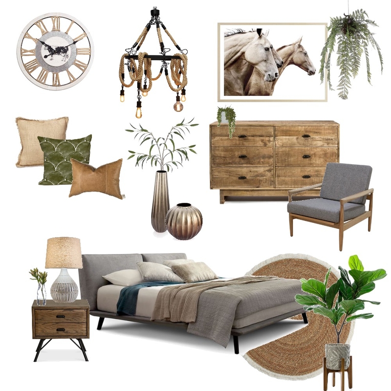 Rural Master Bedroom Mood Board by Haus & Hub Interiors on Style Sourcebook