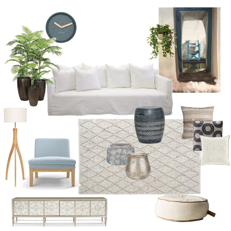 Modern Mediterranean Mood Board by Simplestyling on Style Sourcebook