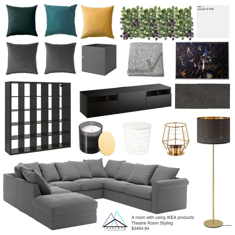 ARW Ikea Theatre Mood Board by Invelope on Style Sourcebook