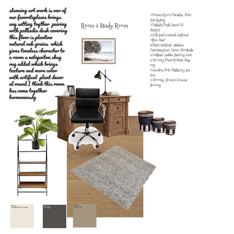 Study Room sample board 3 Mood Board by Baylisse on Style Sourcebook