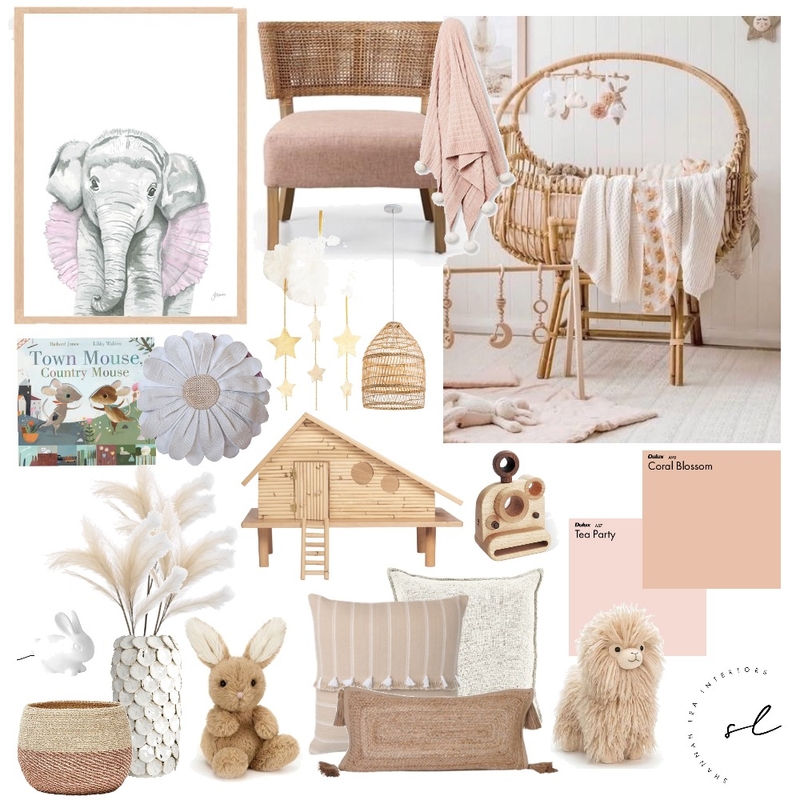 Boho Nursery Mood Board by Shannah Lea Interiors on Style Sourcebook