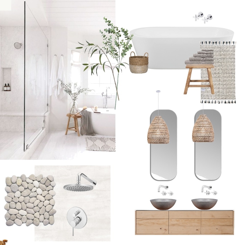 Coastal Chic Bathroom Mood Board by jillianlevey on Style Sourcebook