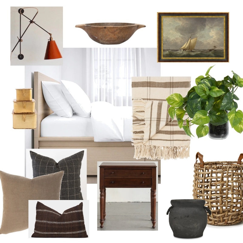 vintage bedroom Mood Board by leighnav on Style Sourcebook