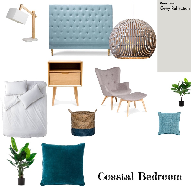 Coastal Bedroom Mood Board by Anele on Style Sourcebook