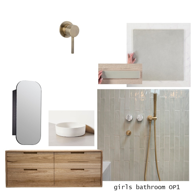 Girls Bathroom Op1 Mood Board by bekjones on Style Sourcebook