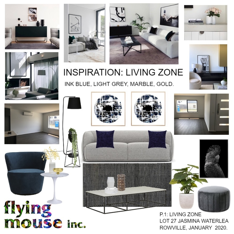 Jasmina Living zone Mood Board by Flyingmouse inc on Style Sourcebook