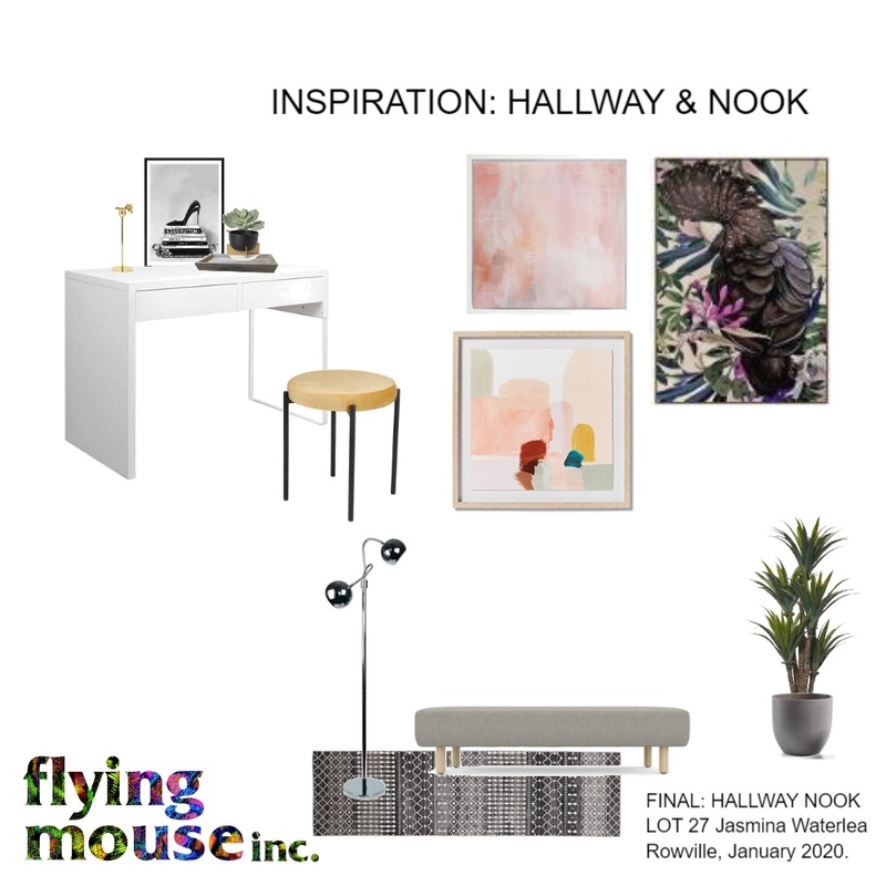 Jasmina Hallway Nook Mood Board by Flyingmouse inc on Style Sourcebook