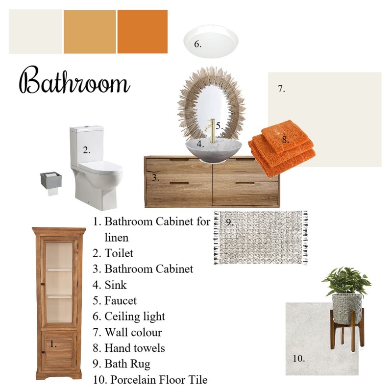 Assignment 9 Bathroom Mood Board by Nicolemanley.x on Style Sourcebook