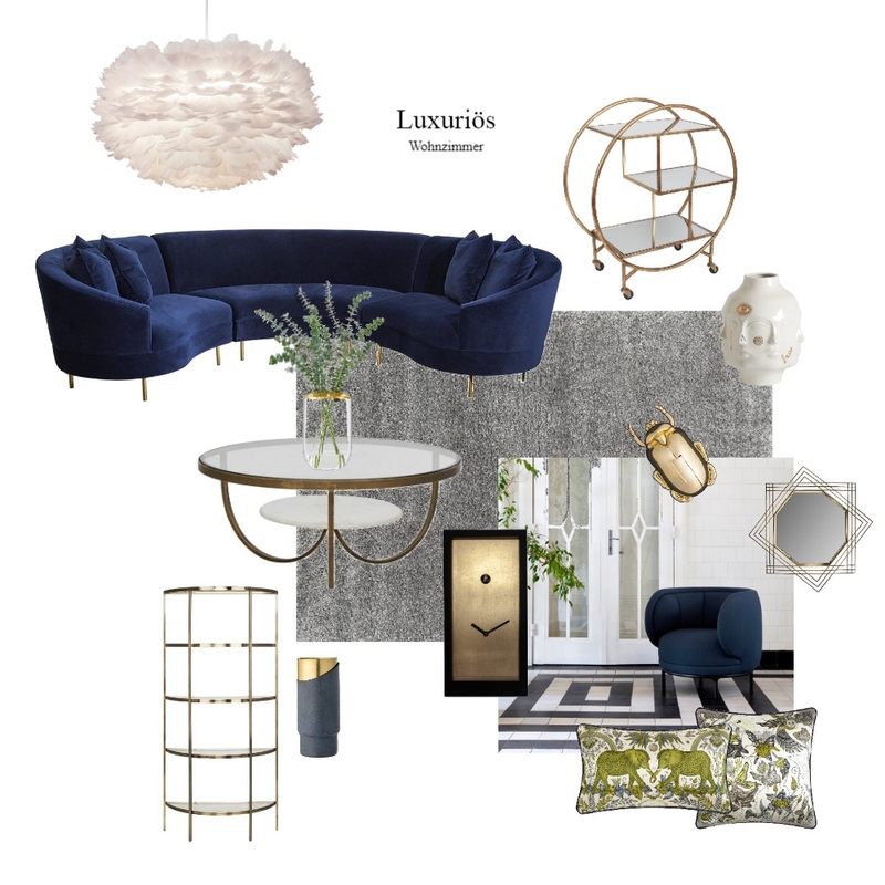 Luxuriös_Wohnzimmer1 Mood Board by peerbausch on Style Sourcebook