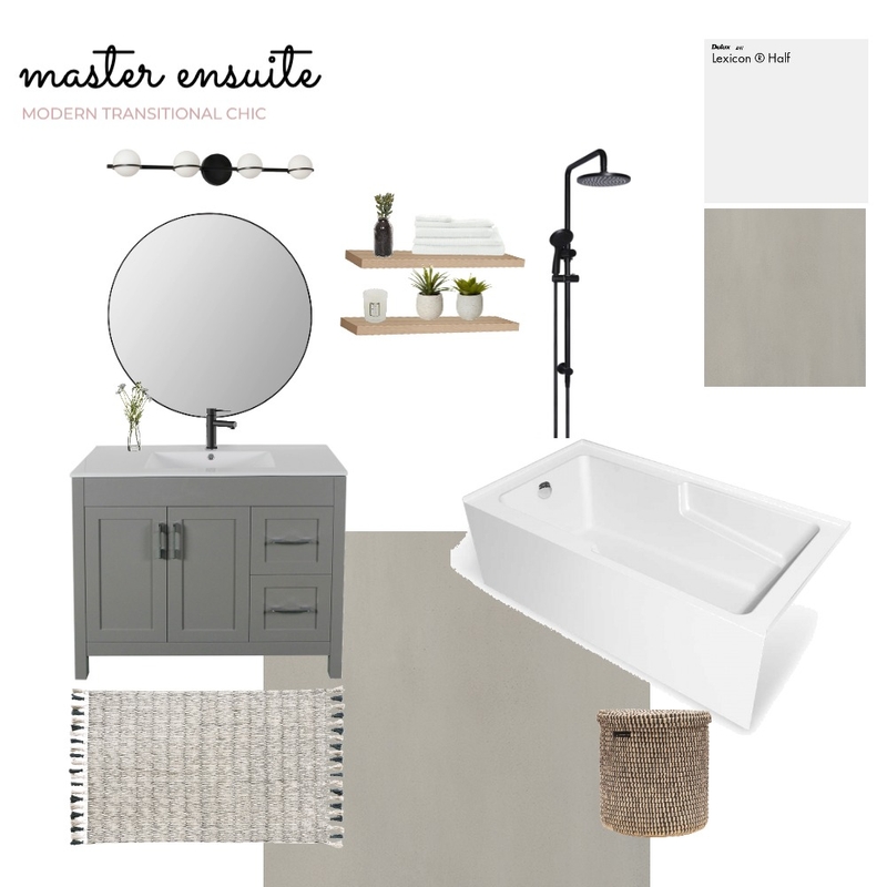 Lorraine - Master Ensuite Mood Board by Kē Design Collective on Style Sourcebook