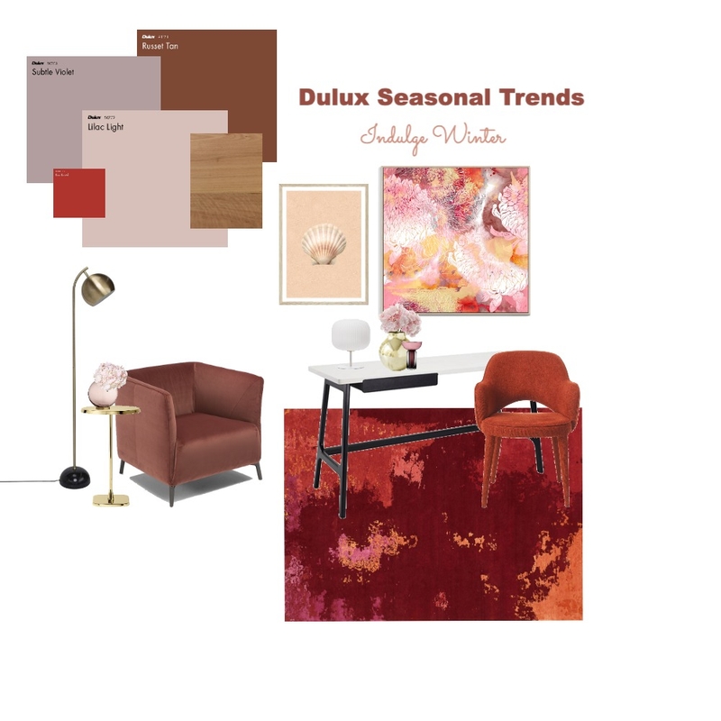 Dulux Seasonal Trends - Indulge Winter Mood Board by Breeleech on Style Sourcebook