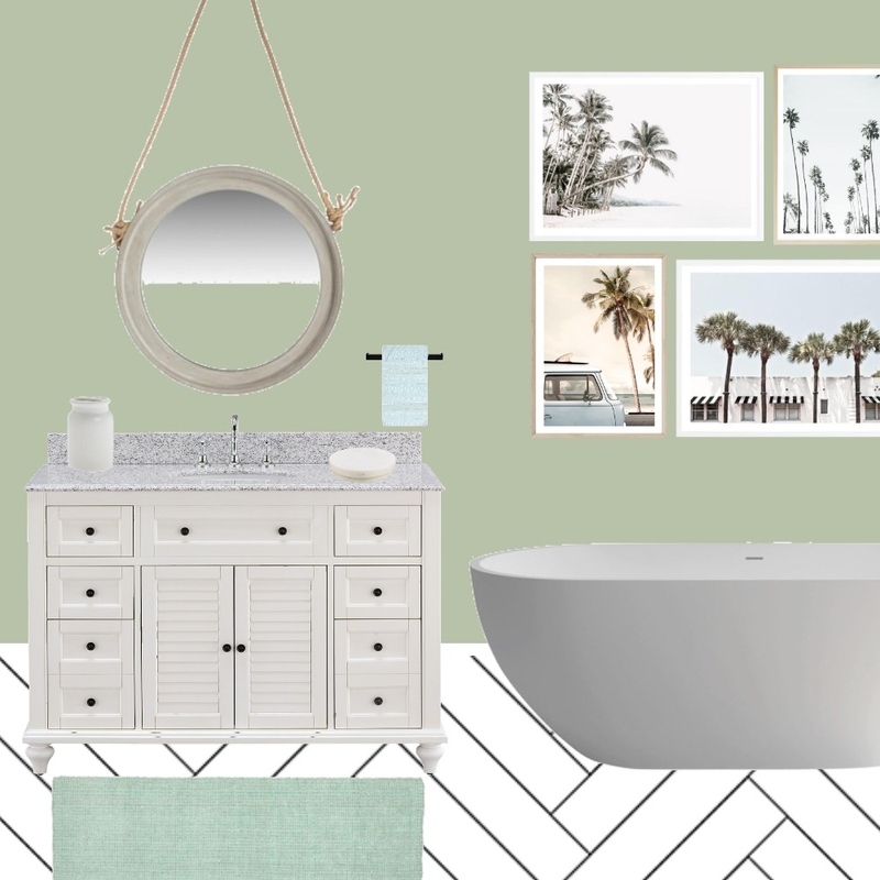 blue green color scheme bathroom Mood Board by susanna.johnson on Style Sourcebook