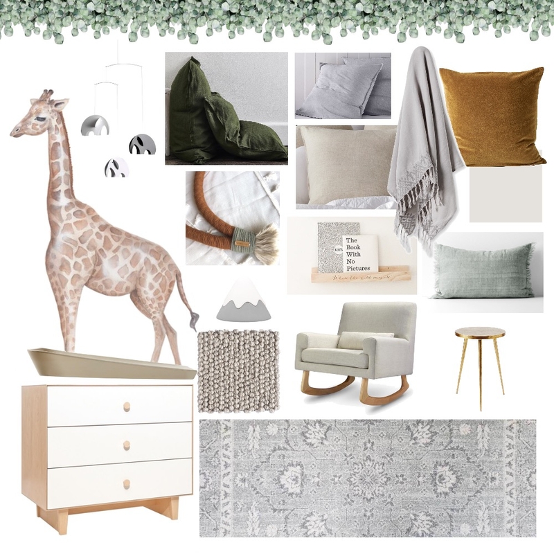 Jungle Nursery Mood Board by tetcht on Style Sourcebook