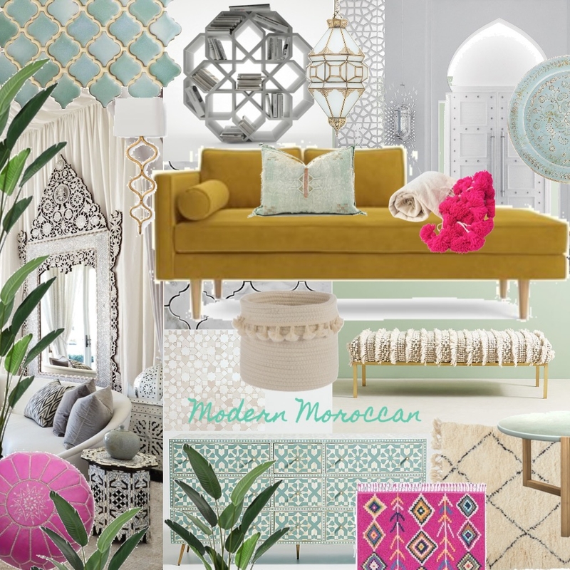 Modern Moroccan Mood Board by LDecorista on Style Sourcebook