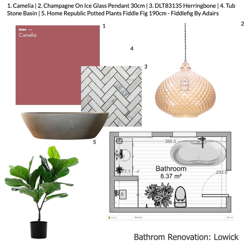 Bathroom Renovation: Lowick Mood Board by KatieK14 on Style Sourcebook