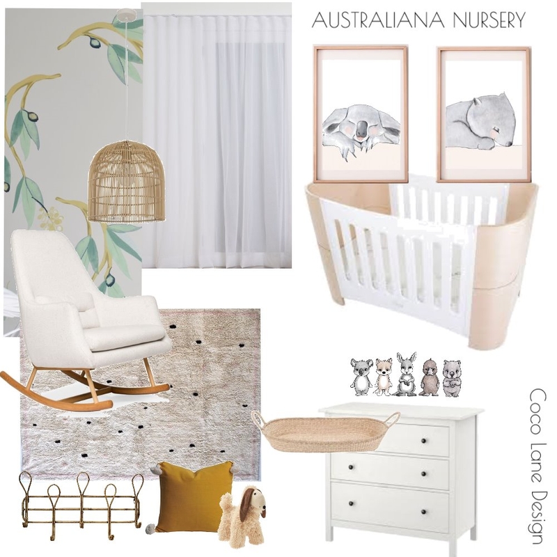 CARLY NURSERY Mood Board by Coco Lane on Style Sourcebook