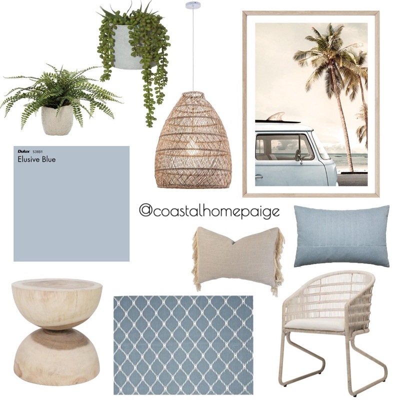 Blues Mood Board by CoastalHomePaige on Style Sourcebook