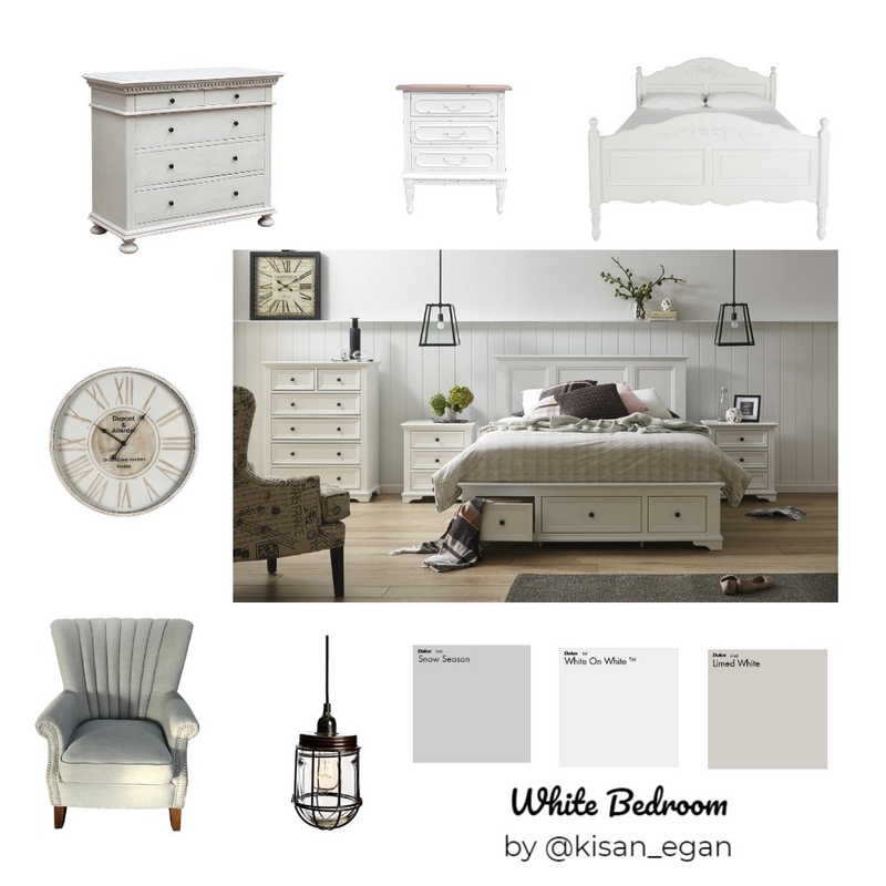 White Bedroom Mood Board by KB Design Studio on Style Sourcebook