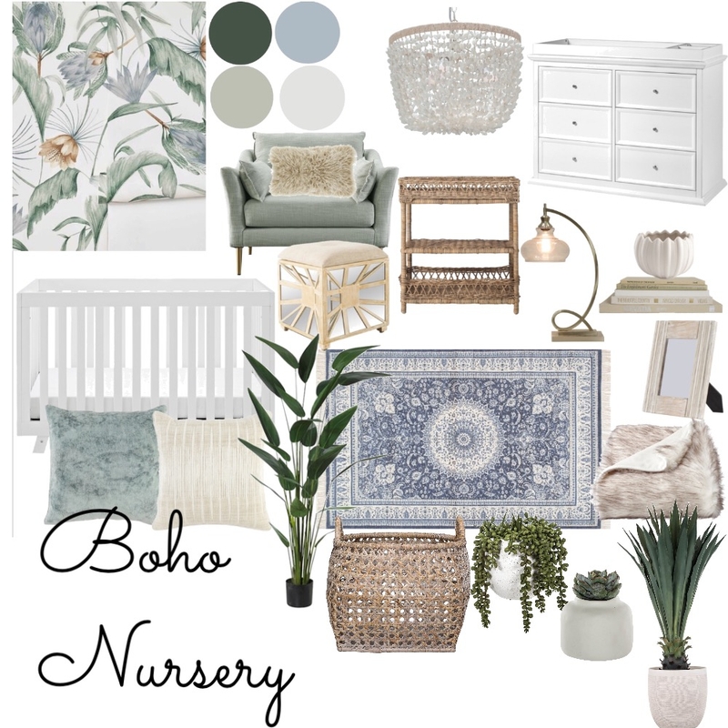 Boho nursery Mood Board by Mal02 on Style Sourcebook