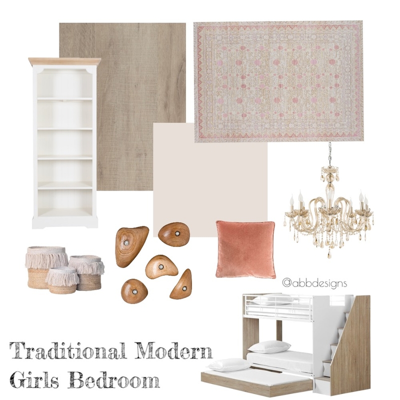 traditional modern girls room Mood Board by Abblanddesigns on Style Sourcebook